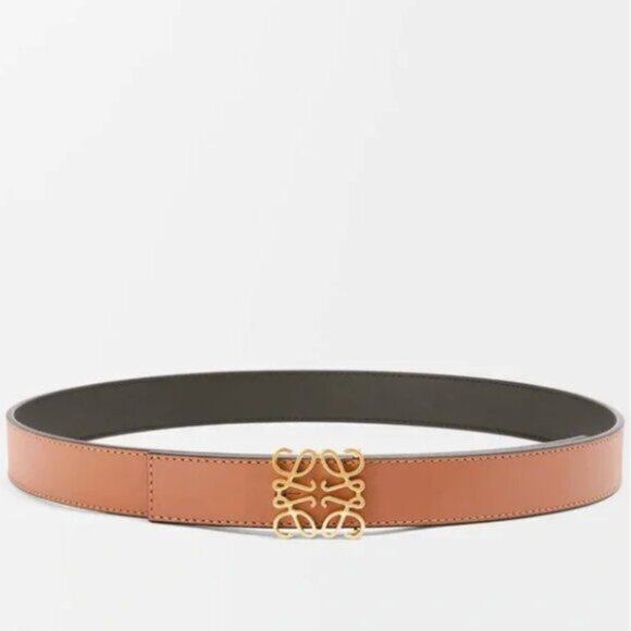 Loewe Reversible Black & Beige Women\'s Belt In Smooth Calfskin (Size 80) main image 4